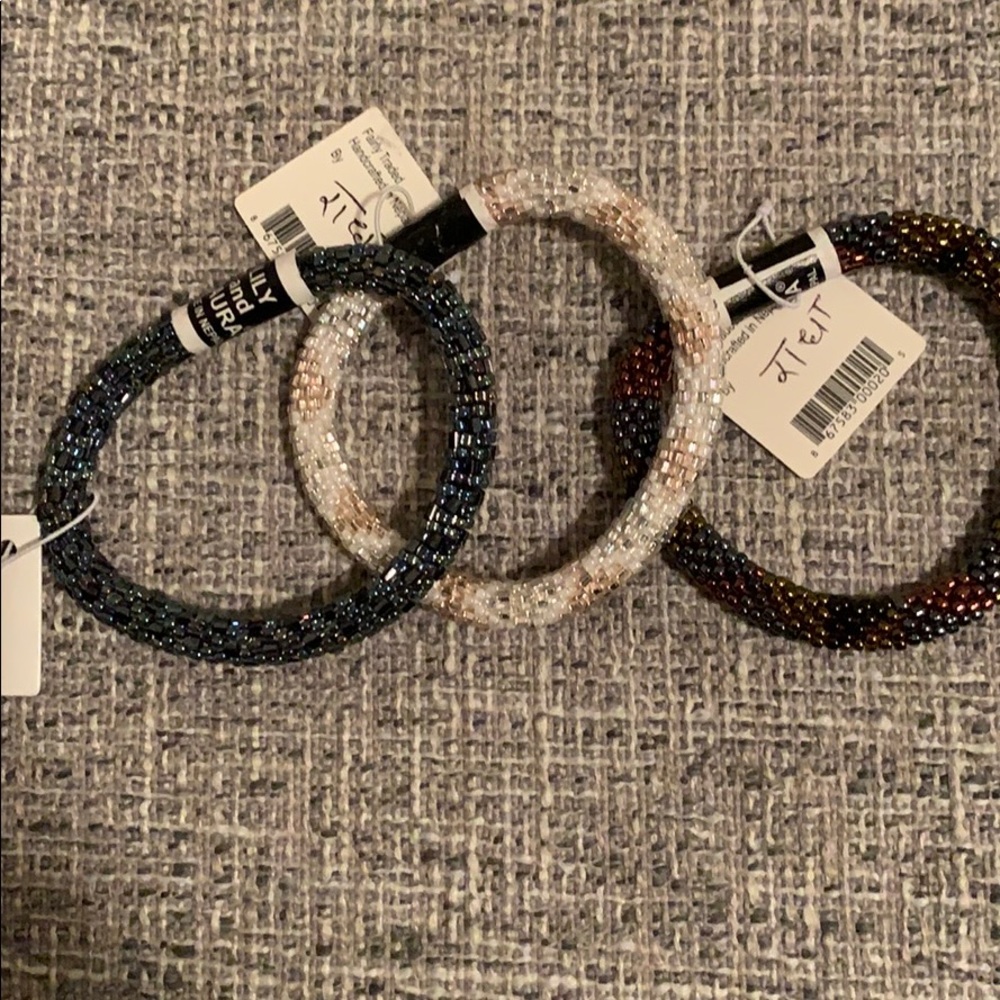 LILY and LAURA set of 3 bracelets NEW